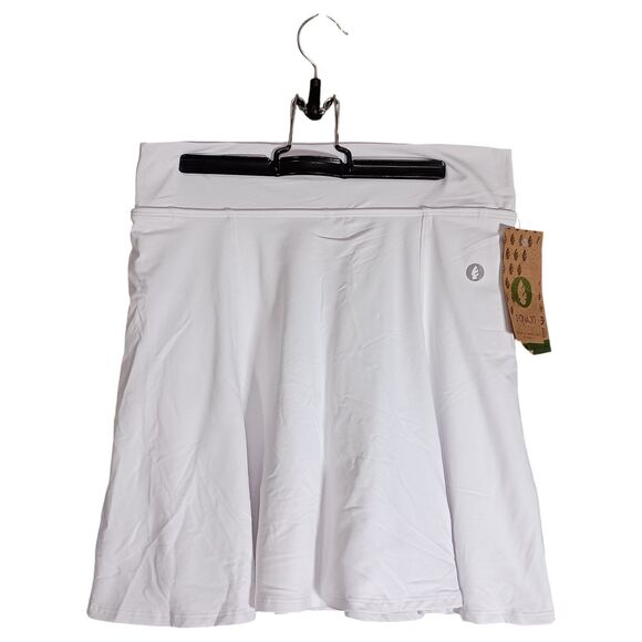 Dona Jo Skort Womens Large Short Polyamide All Seasons White Pull On - Picture 1 of 5